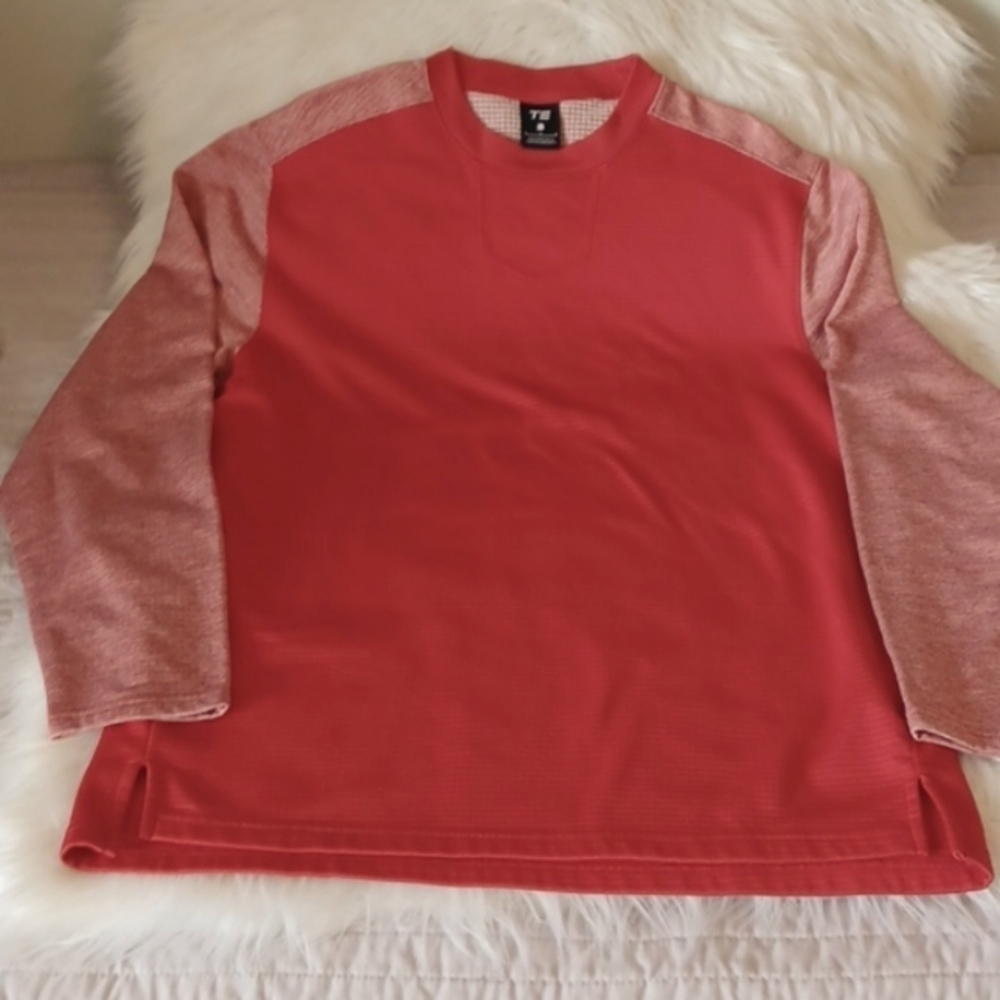 Under Armour Red Raglan Long-Sleeve Shirt